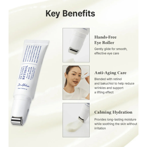Dr. Althea - Augenkontur Retinol Flat Iron Eye Roller