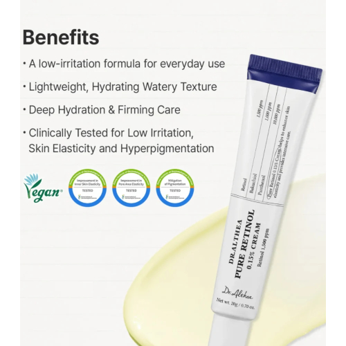 Dr. Althea - Gesichtscreme Pure Retinol 0.15%