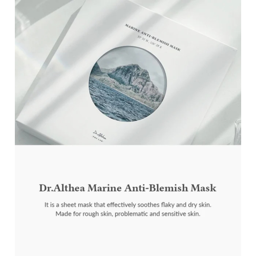 Dr. Althea - Marine Anti-Blemish Gesichtsmaske