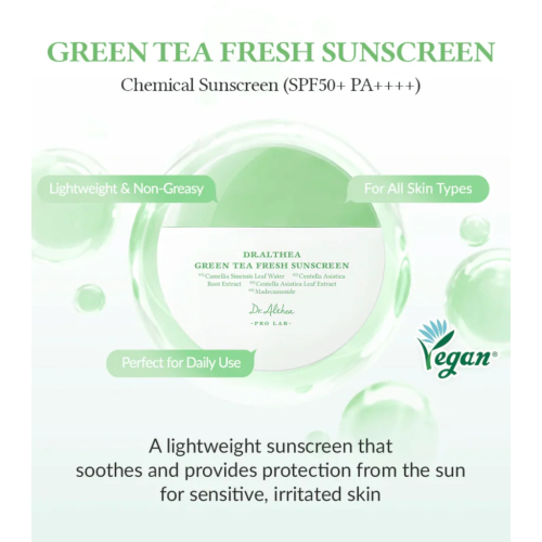 Dr. Althea - Sonnenschutz Green Tea Fresh SPF50+ PA++++