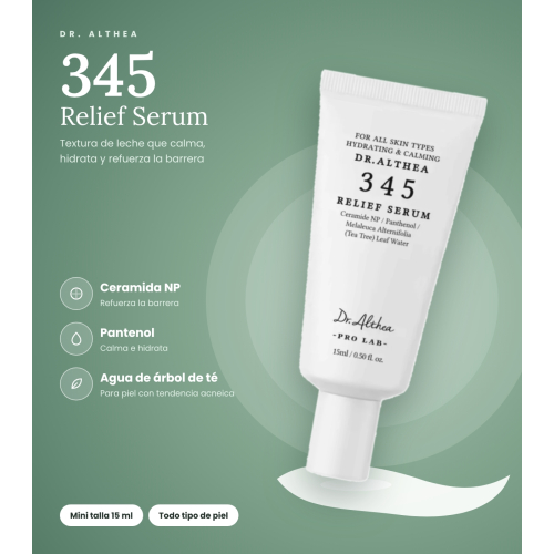 Dr. Althea - Feuchtigkeitsspendendes Serum 345 Relief - Mini Größe