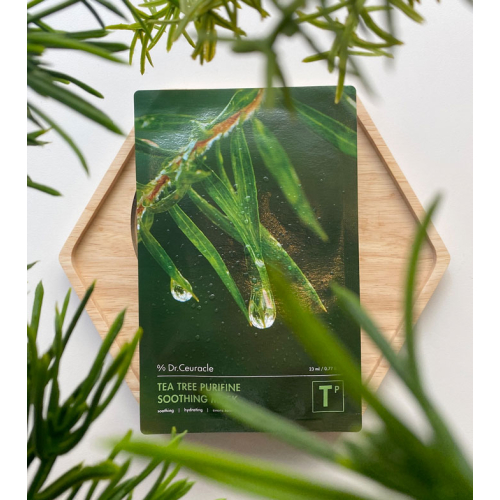 Dr. Ceuracle - *Tea Tree Purifine* - Glättende, feuchtigkeitsspendende und vereinheitlichende Gesichtsmaske