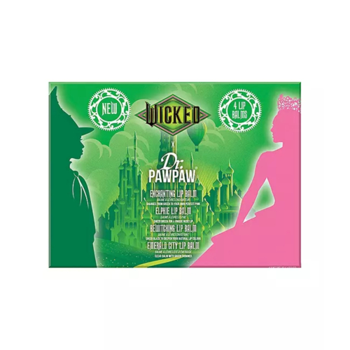 Dr. Paw Paw - *Wicked* - Set mit 4 Lippenbalsamen - Elphaba Lip Balm Collection