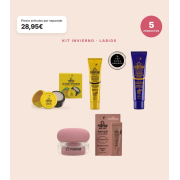 Dr. PAWPAW - Pack Kit Winter Lippen 5 Produkte | Peeling-Duo Scrub & Nourish, Balsam Original Clear, Maske Overnight, Cloud Balm und nährender Lippenstift