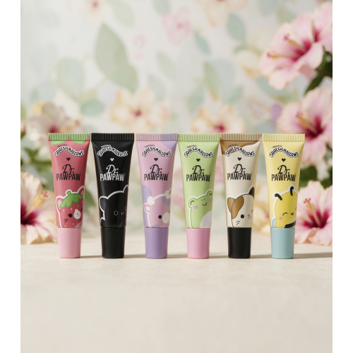 Dr. PAWPAW - Squishmallows Komplettset | 5 feuchtigkeitsspendende Lippenbalsame