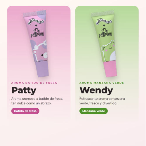 Dr. PAWPAW - Squishmallows Komplettset | 6 feuchtigkeitsspendende Lippenbalsame mit Aromen, inspiriert von adorablen Charakteren und einer Formel, angereichert mit Papaya-Extrakt