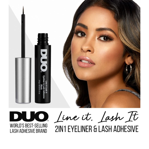 DUO - Klebe-Eyeliner für künstliche Wimpern Line it Lash it - Black