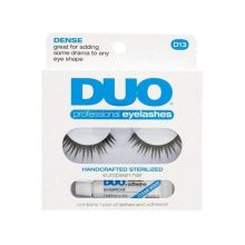 DUO - Packung falsche Wimpern + Wimpernkleber Short and Spiked - D13