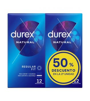 Durex - Natürliche Kondome - 2 x 12 Einheiten