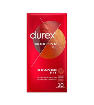 Durex - Sensitive XL Kondome - 10 Einheiten