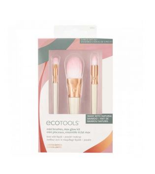 Ecotools - *Holiday* - Mini-Make-up-Pinsel-Set Ready Set Glow