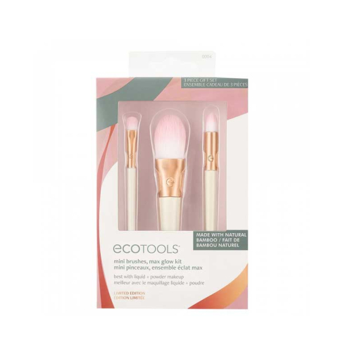 Ecotools - *Holiday* - Mini-Make-up-Pinsel-Set Ready Set Glow