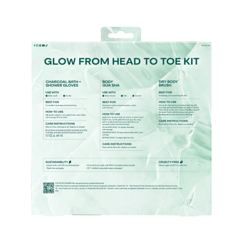 Ecotools - *Holidays* - Fußpflegeset Glow From Head To Toe Kit