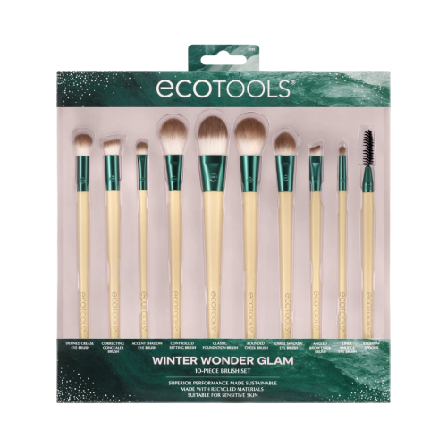 Ecotools - *Holidays* - Set mit 10 Pinseln Winter Wonder Glam