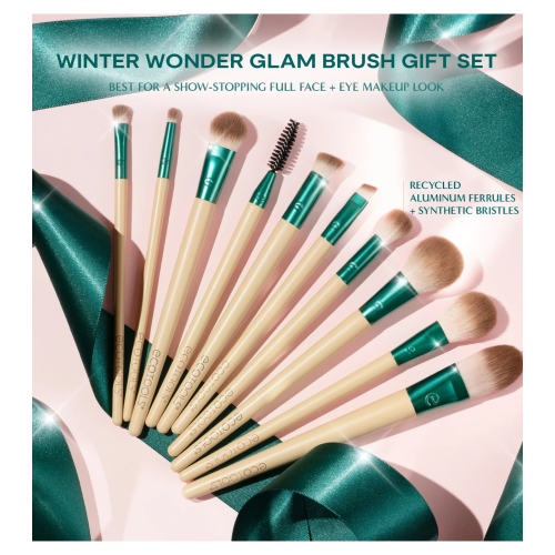 Ecotools - *Holidays* - Set mit 10 Pinseln Winter Wonder Glam