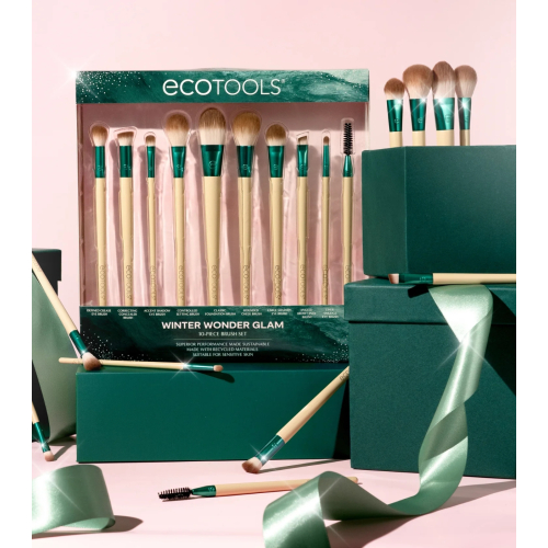 Ecotools - *Holidays* - Set mit 10 Pinseln Winter Wonder Glam