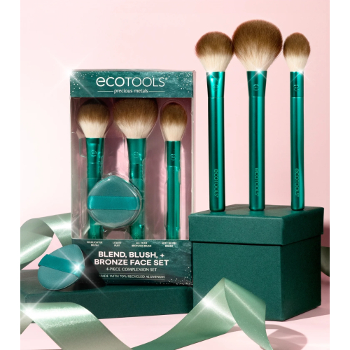 Ecotools - *Holidays* - Pinselset Blend, Blush, + Bronze Face Set