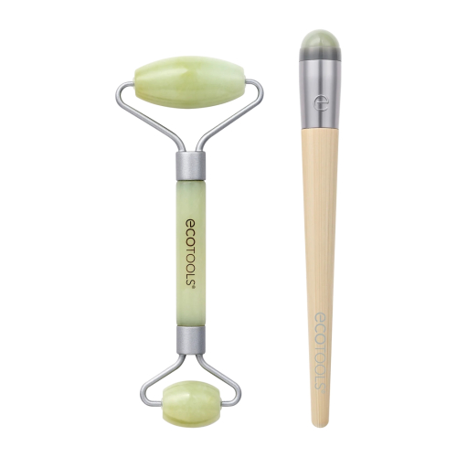 Ecotools - *Holidays* - Gesichtsroller und Augenkonturroller-Set Jade Roller Duo