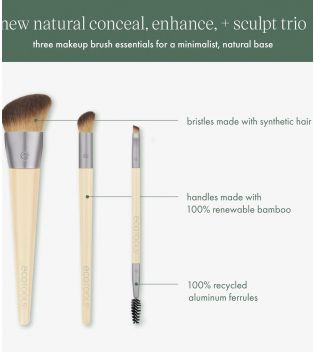 Ecotools - *New Natural* – Pinselset Conceal, Enhance & Sculpt Trio