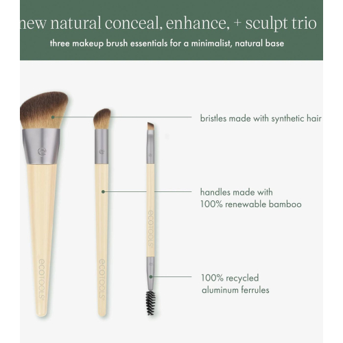 Ecotools - *New Natural* – Pinselset Conceal, Enhance & Sculpt Trio