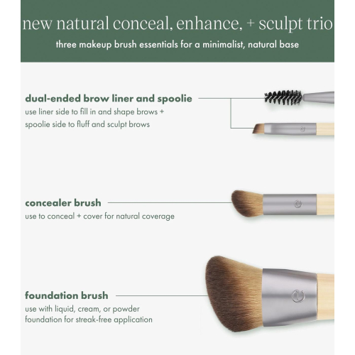 Ecotools - *New Natural* – Pinselset Conceal, Enhance & Sculpt Trio
