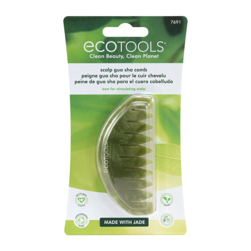 Ecotools – Kamm Gua Sha für die Kopfhaut Jade