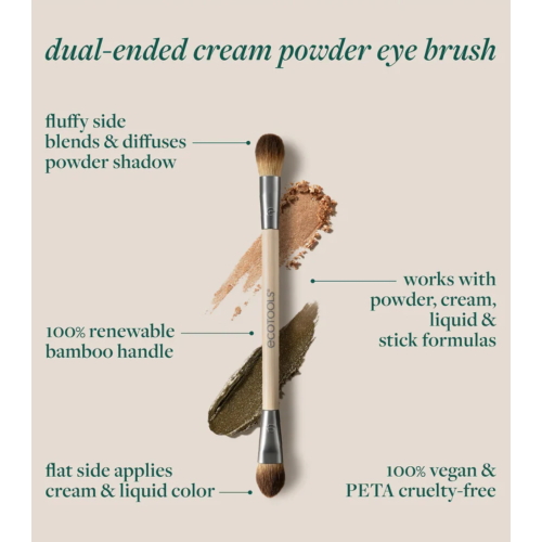 Ecotools - Doppelpinsel Cream & Powder