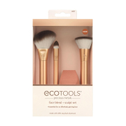 Ecotools - *Precious Metals* – Set mit 3 Bürsten + Schwamm