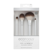 Ecotools - *Precious Metals* – Set mit 4 Pinseln Cheek + Eye Highlight