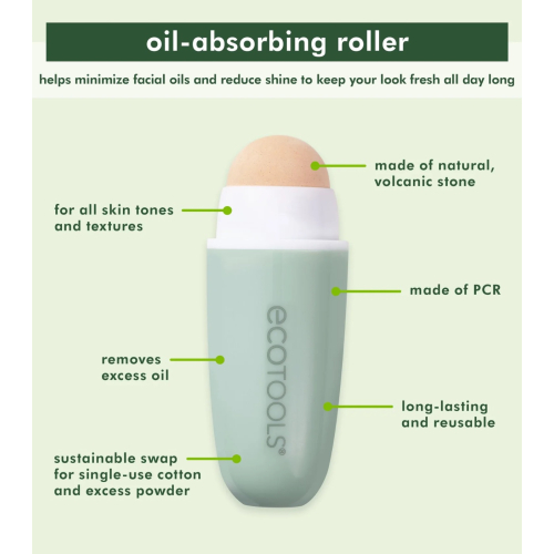 Ecotools – Absorbierender Gesichtsroller Resuable Mattifying Stone