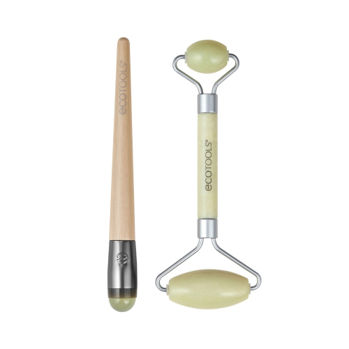 Ecotools – Gesichtsroller und Augenkonturroller-Set Jade