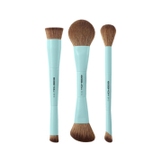Eigshow - *Duo Series* - Set mit 3 doppelseitigen Make-up-Pinseln - Blue