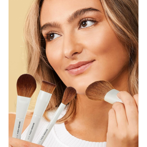 Eigshow - *Duo Series* - Set mit 3 doppelseitigen Make-up-Pinseln - White
