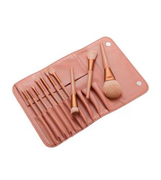 Eigshow - *Morandi Series* - Set 10 Make-up-Pinsel Ready To Roll - Coral