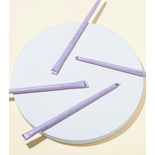 Eigshow - *Purple* - Doppelseitiger Pinsel für Eyeliner und Augenbrauen - D104P