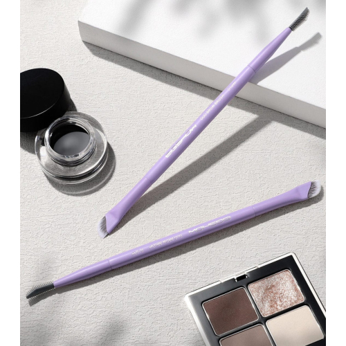 Eigshow - *Purple* - Doppelseitiger Pinsel für Eyeliner und Augenbrauen - D109P