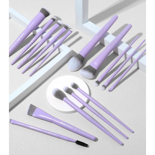 Eigshow - *Purple* - 15-teiliges Make-up-Pinselset