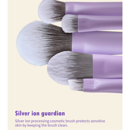 Eigshow - *Purple* - 5-teiliges Make-up-Pinselset DayPlus