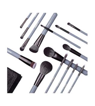 Eigshow - Set 15 Make-up-Pinsel Jade Series - Agate Grey