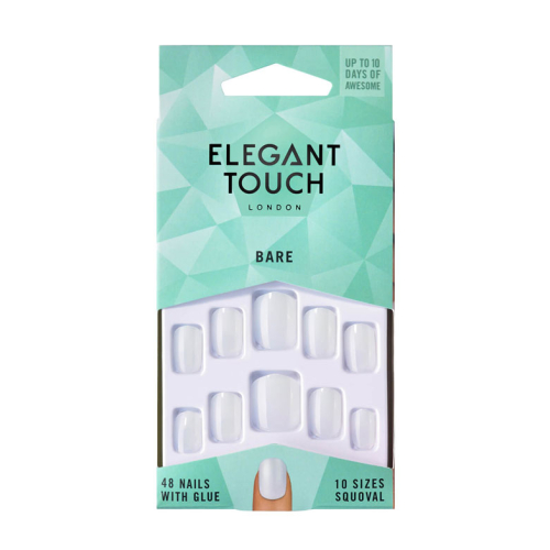 Elegant Touch - Bare Falsche Nägel - Squoval