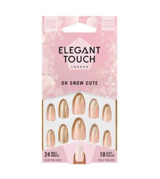Elegant Touch – Falsche Nägel Luxe Looks - Oh Snow Cute