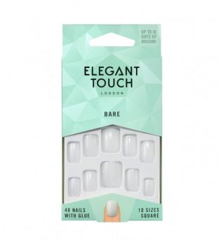 Elegant Touch - Totally Bare Falsche Nägel - 001: Square