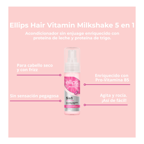 Ellips - Spray Conditioner 5in1 Hair Vitamin Milkshake