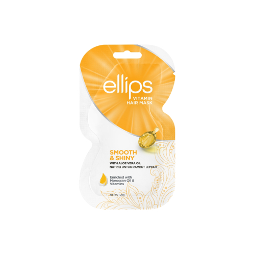 Ellips - Haarmaske für glanzloses Haar Smooth & Shiny