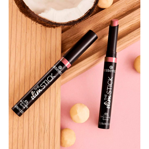 essence – Langanhaltender Lippenstift mit mattem Finish The Slim Stick - 104: Baby Got Blush