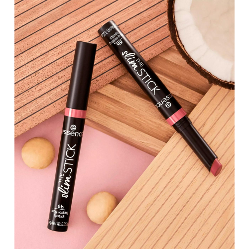 essence – Langanhaltender Lippenstift mit mattem Finish The Slim Stick - 105: Velvet Punch
