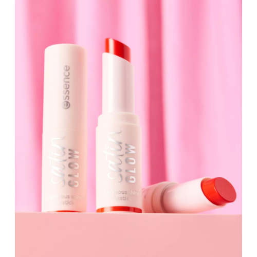 essence - Satin Glow Lipstick - 07: Coral It A Day