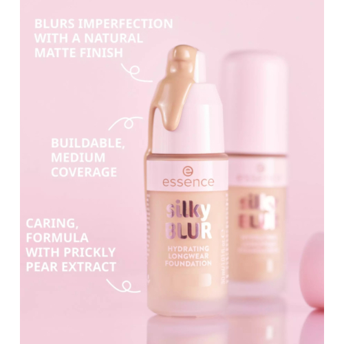 essence - Foundation Silky Blur Hydrating Longwear - 100