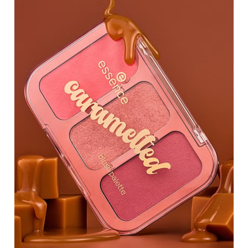 essence - *Caramelted* - Farbpalette für Rouge - 01: Cheek Me Sweet