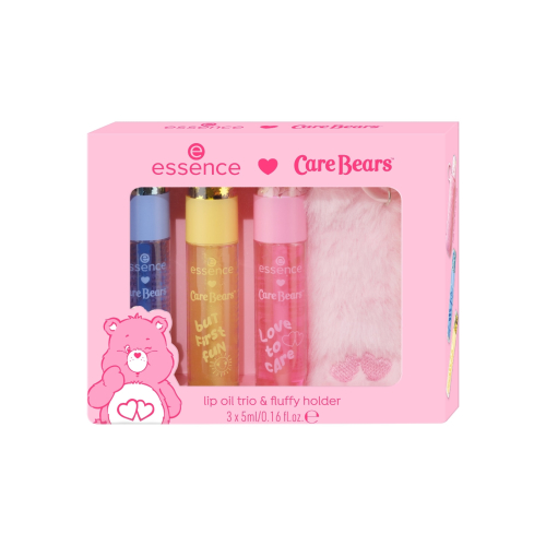 essence - *Care Bears* - Trio von Lippenölen mit Schlüsselanhänger